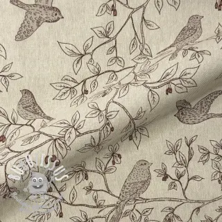 Tissu déco Linenlook premium Branch Bird Song