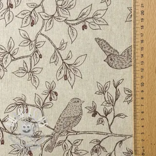 Tissu déco Linenlook premium Branch Bird Song