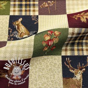 Tissu déco GOBELIN PREMIUM Rustic Nature Patch