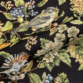 Tissu déco GOBELIN PREMIUM Paradise Bird Flora