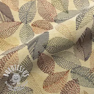 Tissu déco GOBELIN PREMIUM Stitch Sketch Leaf