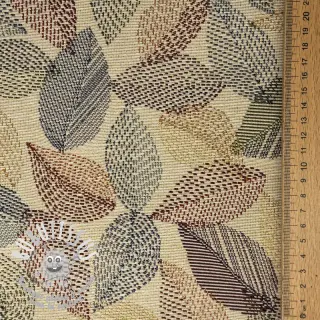 Tissu déco GOBELIN PREMIUM Stitch Sketch Leaf