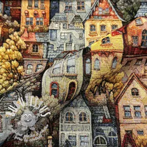 Tissu déco GOBELIN PREMIUM Royal Resident House