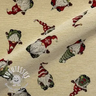Tissu déco GOBELIN PREMIUM Tomte Holiday Joy