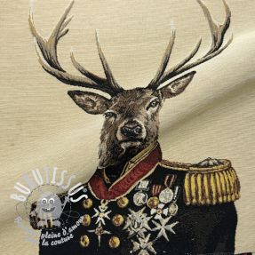 Tissu déco GOBELIN PREMIUM Deer Admiral Statue PANEL