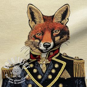 Tissu déco GOBELIN PREMIUM Fox Admiral Statue PANEL
