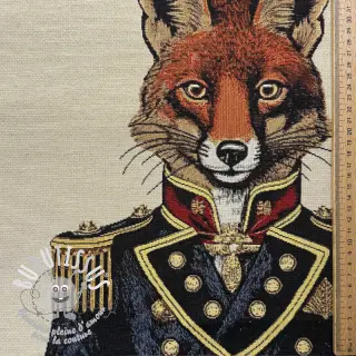 Tissu déco GOBELIN PREMIUM Fox Admiral Statue PANEL