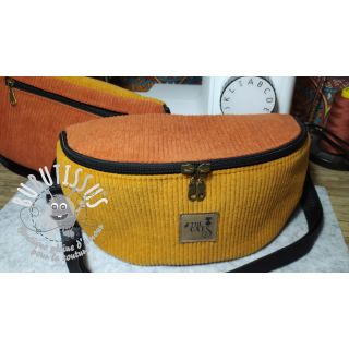 Tissu velours cotelé 6W COTTON TOUCH ochre