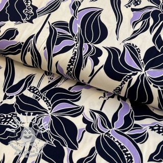 Viscose ROSELLA STRETCH Flowers