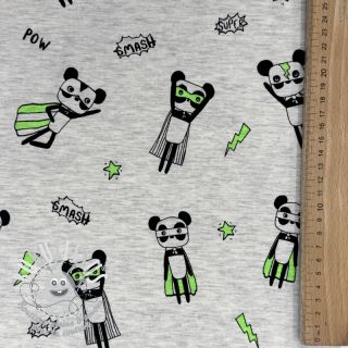 Jersey NEON Super heroes ecru melange