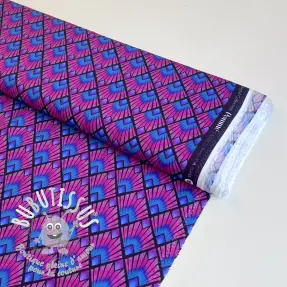 Viscose RADIANCE Graphic navy digital print