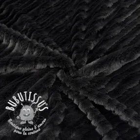 Fourrure Stripes anthracite