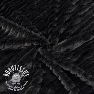 Fourrure Stripes anthracite