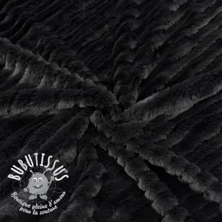 Fourrure Stripes anthracite