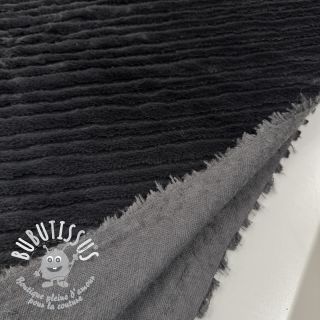 Fourrure Stripes anthracite