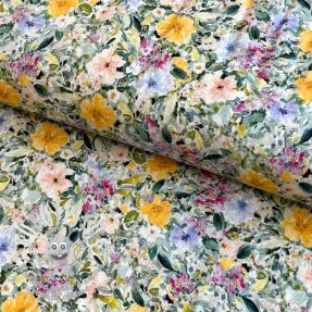 Viscose lin CREPE Flowers Simi digital print