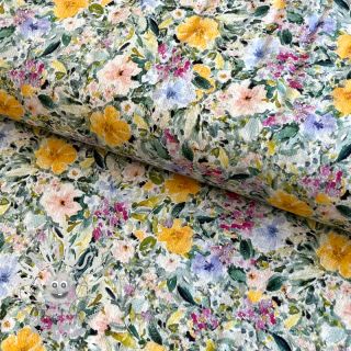Viscose lin CREPE Flowers Simi digital print