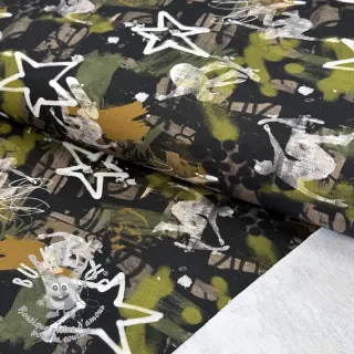 Sweat Graffiti army green digital print