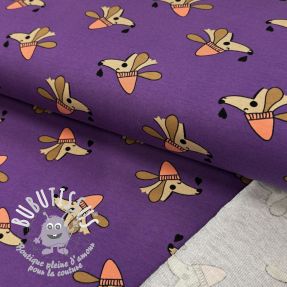 Sweat Dogs and hearts purple