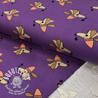 Sweat Dogs and hearts purple