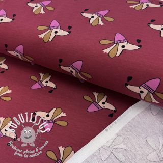 Sweat Dogs and hearts red