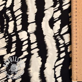 Viscose RADIANCE Imagine black digital print