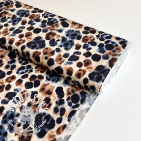 Viscose SATIN Animal skin ecru digital print