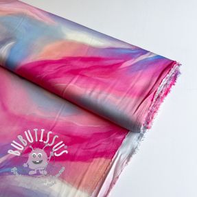 Viscose SATIN Illusion pink digital print