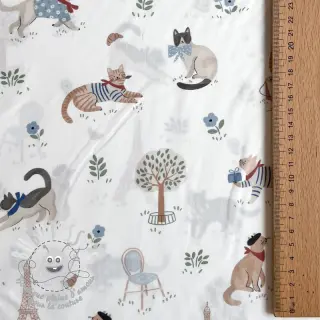 Tissu coton Vive la France design A digital print