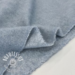 Tissu de manteau PRATO wool light blue melange