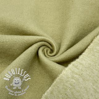 Tissu de manteau PRATO wool light green