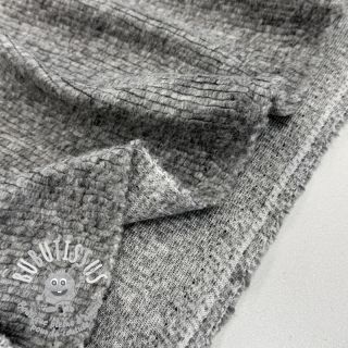 Tissu de manteau PRATO wool light grey melange