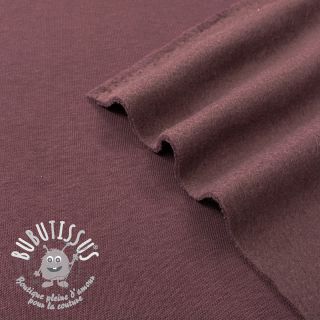 Sweat envers minkee JOGGING aubergine