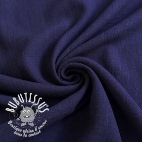 Viscose lin WASHED navy