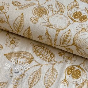 Tissu déco RUSTIC VINTAGE PRINT Granata peanut