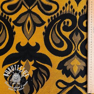 Tissu déco jacquard Baccara gold