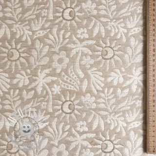Tissu déco jacquard Sunlight lin