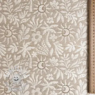 Tissu déco jacquard Sunlight lin