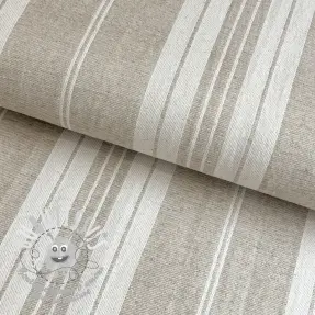 Tissu déco jacquard LINEN LOOK Granville lin