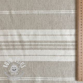 Tissu déco jacquard LINEN LOOK Granville lin