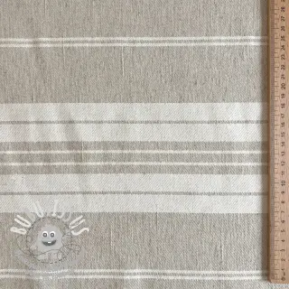 Tissu déco jacquard LINEN LOOK Granville lin