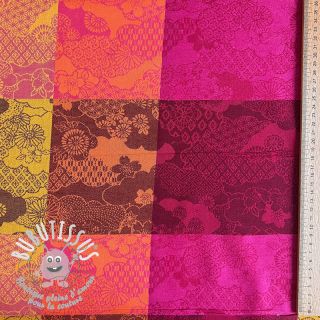 Tissu déco FRENCH TABLE CLOTH JACQUARD Niwa allover harissa