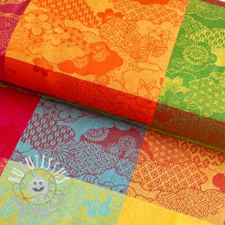 Tissu déco FRENCH TABLE CLOTH JACQUARD Niwa allover summer