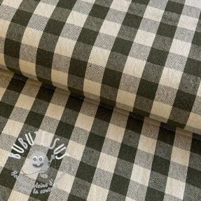 Tissu déco Celestin LUREX kaki