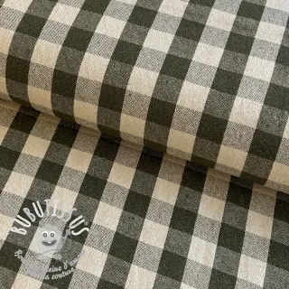 Tissu déco Celestin LUREX kaki