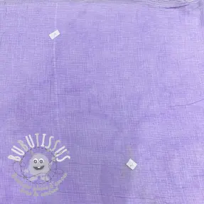 Tissu double gaze/mousseline Vintage violet 2nd class