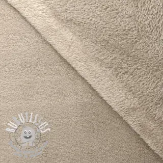 Micro-molleton beige