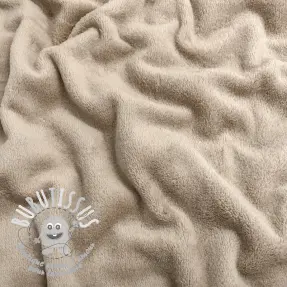 Micro-molleton beige