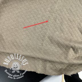 Sweat matelassé dark taupe 2nd class