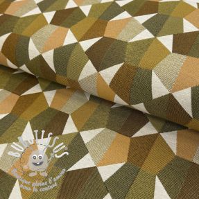 Tissu déco jacquard Mustang gold